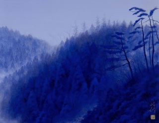 山峽清晨 606×455