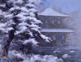 銀閣新雪 409×318
