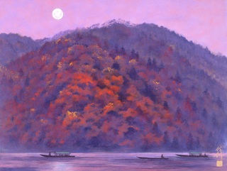 嵐山秋宵 606×455