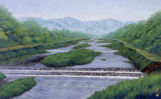 朝の鴨川 1455×970