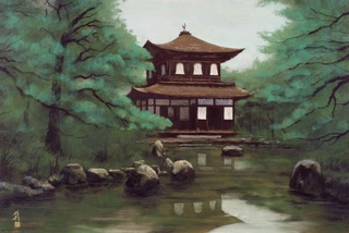 緑映銀閣 1455×970